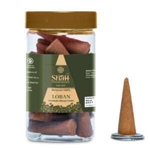 Loban 100 gram Cone Dhoop Jar