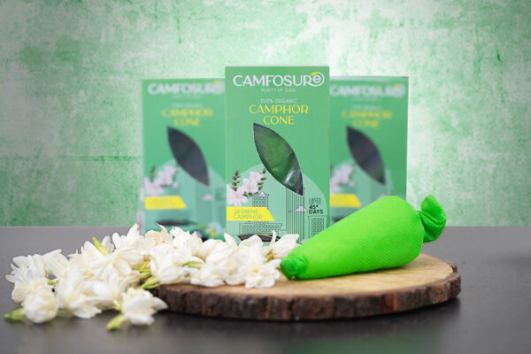 Camfosure Jasmin Camphor Cone Box 60 Grams