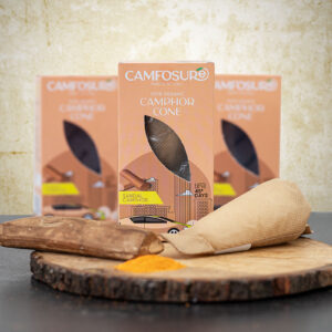 Camfosure Sandal Camphor Cone Box 60 Grams