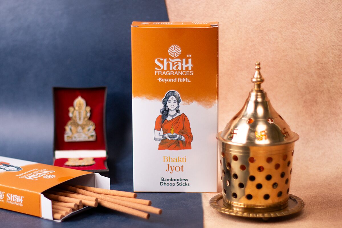 Bhakti Jyot Premium Dhoop Sticks Box 90 Gms - Image 1