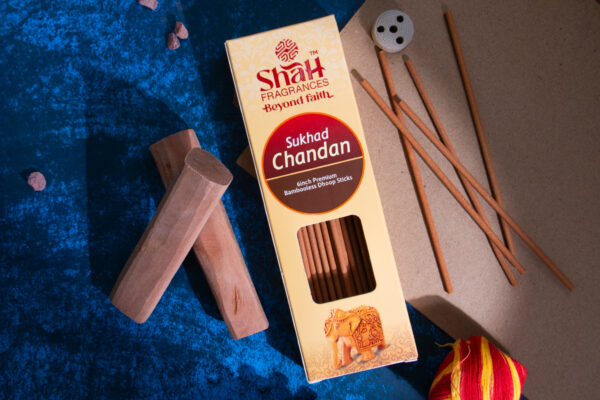 Sukhad Chandan Bambooless Dhoop Sticks Box 90 Gms