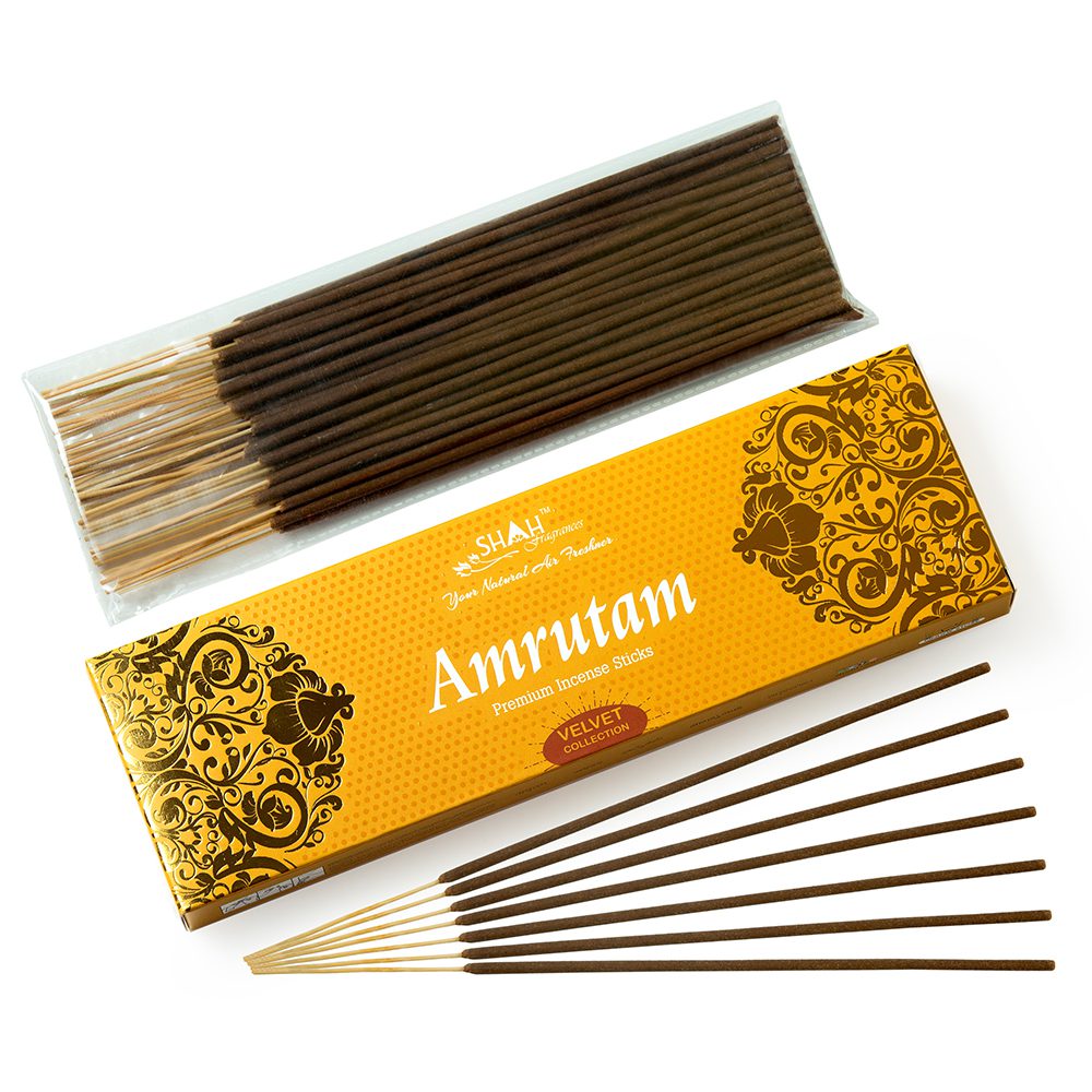 Amrutam 100 gram Velvet Box Agarbatti - Image 2