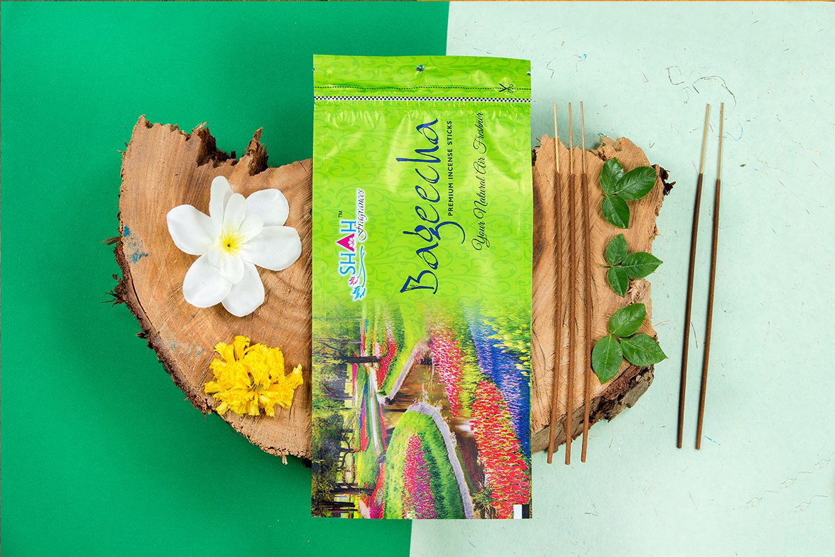 Bageecha 130 gram Zipper Agarbatti - Image 1