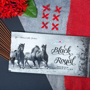 Black Royal 110 gram Zipper Agarbatti