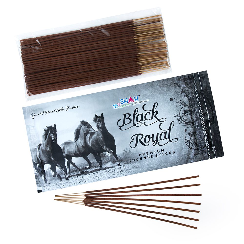 Black Royal 110 gram Zipper Agarbatti - Image 3