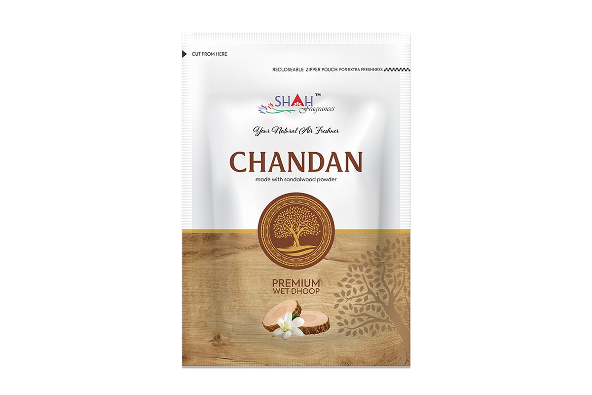 Chandan 20 sticks Gila Dhoop Zipper - Image 1