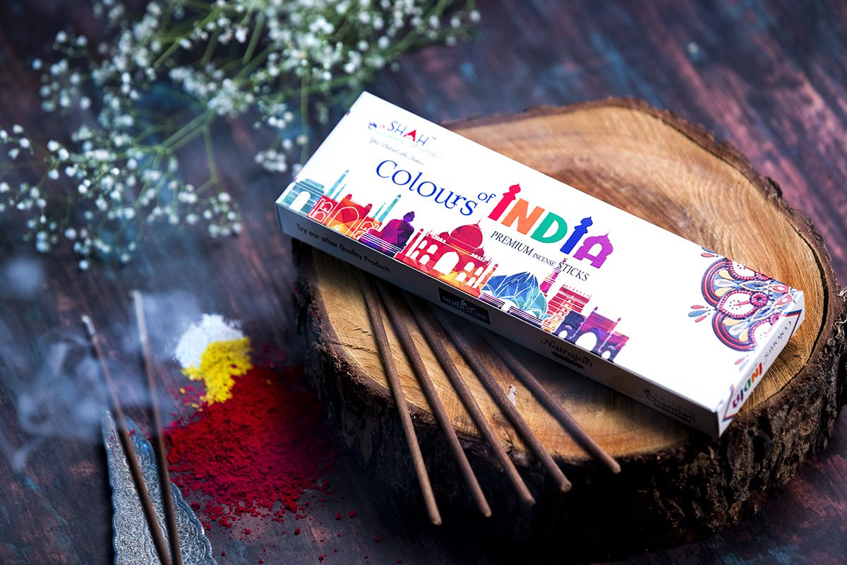 Colors Of India 100 Gram Agarbatti Box - Image 1