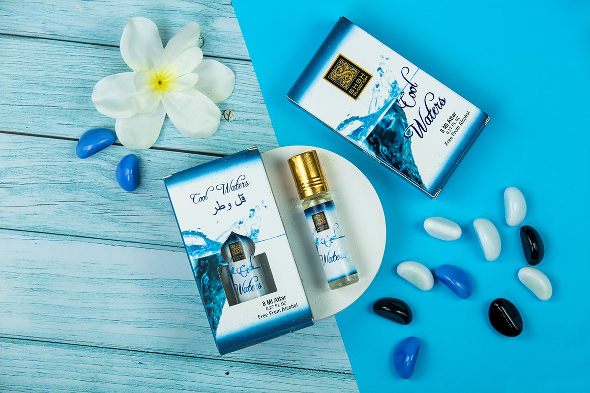 Cool Waters 6ml Roll-on Attar - Image 1