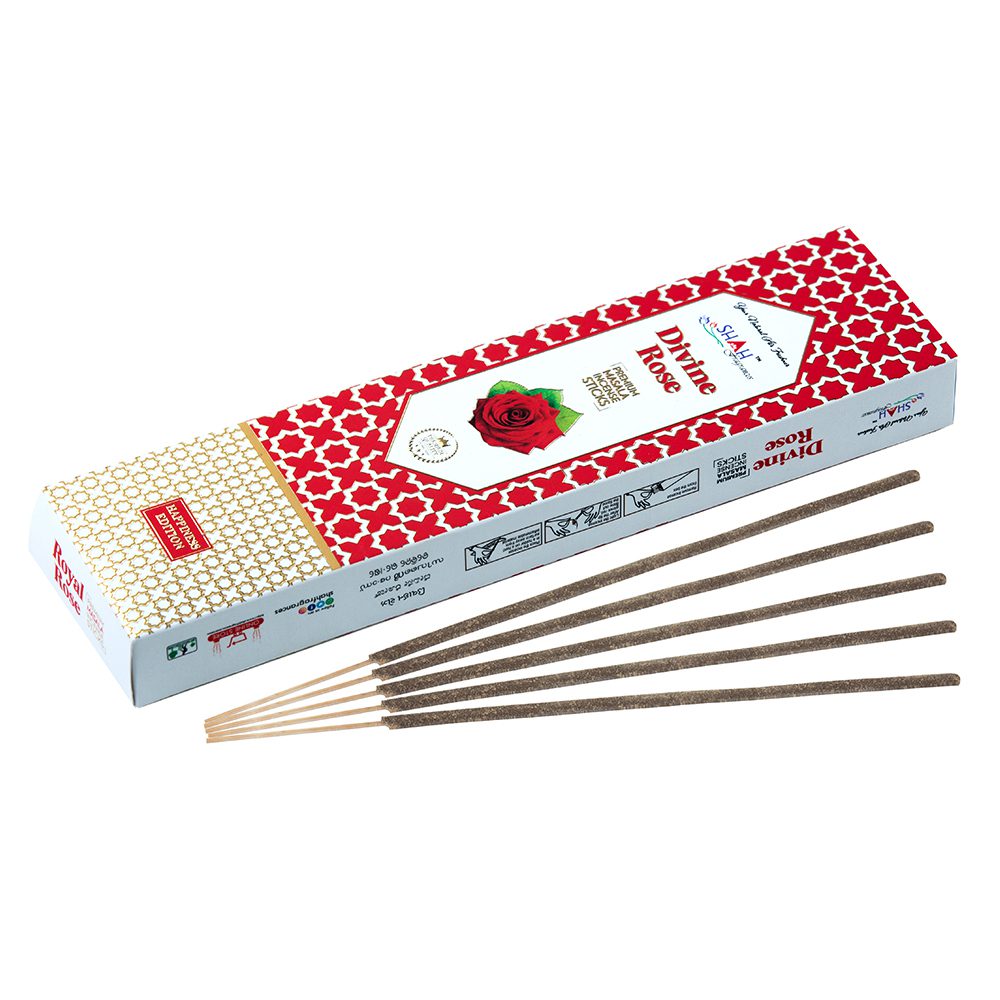 Divine Rose Premium Masala Incense Sticks 50 Gram Box - Image 2