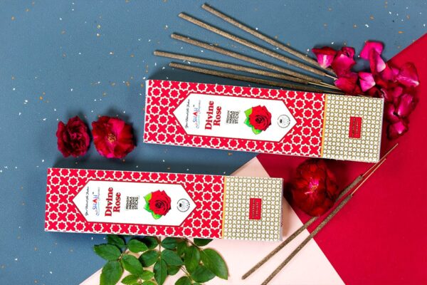 Divine Rose Premium Masala Incense Sticks 50 Gram Box