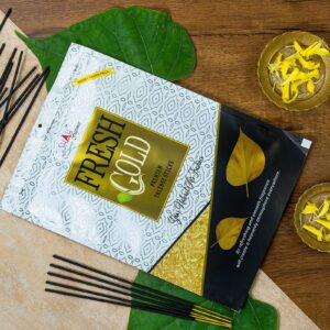Fresh Gold 400 grams Zipper Agarbatti