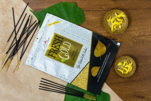 Fresh Gold 400 grams Zipper Agarbatti