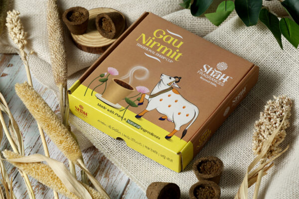 Gau Nirmit Jar Cup Dhoop 25 Cups