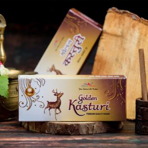 Golden Kasturi 100 gram Dhoop Box