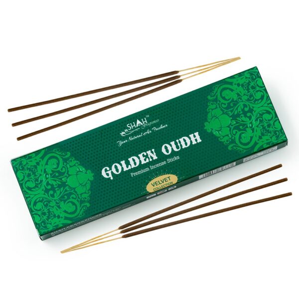 Golden Oudh 90 gram Velvet Box Agarbatti