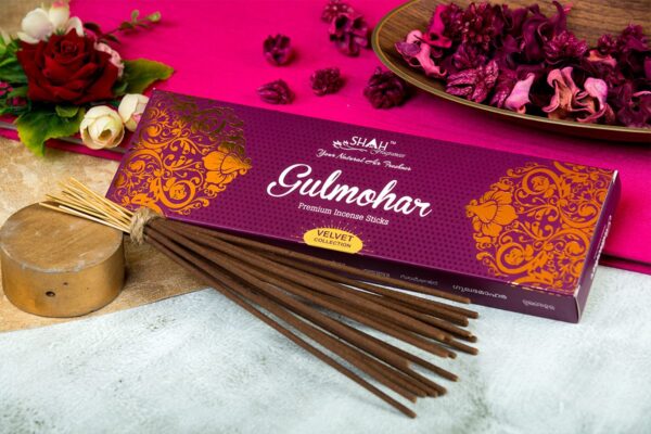 Gulmohar 100 gram Velvet Box Agarbatti