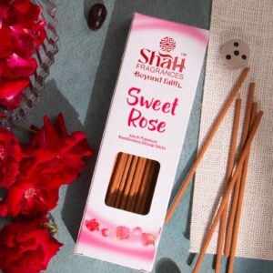Sweet Rose Bambooless Dhoop Sticks Box 90 Gms