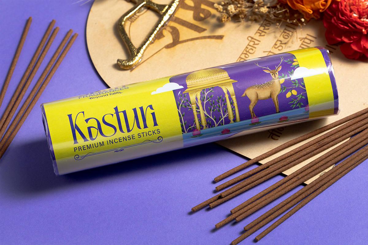 Kasturi Agarbatti Roll Pack 250 Gms - Image 1