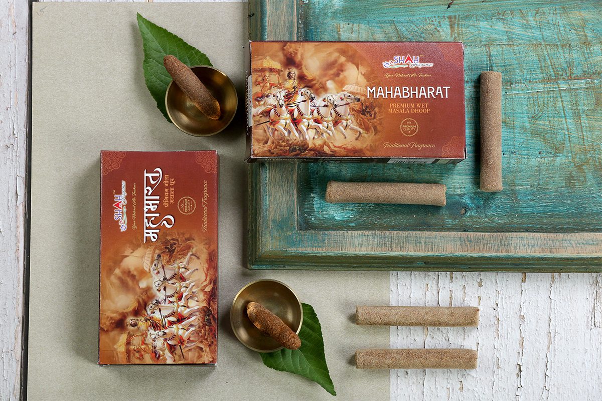 Mahabharat Premium Gila Dhoop Box 10 Sticks - Image 1