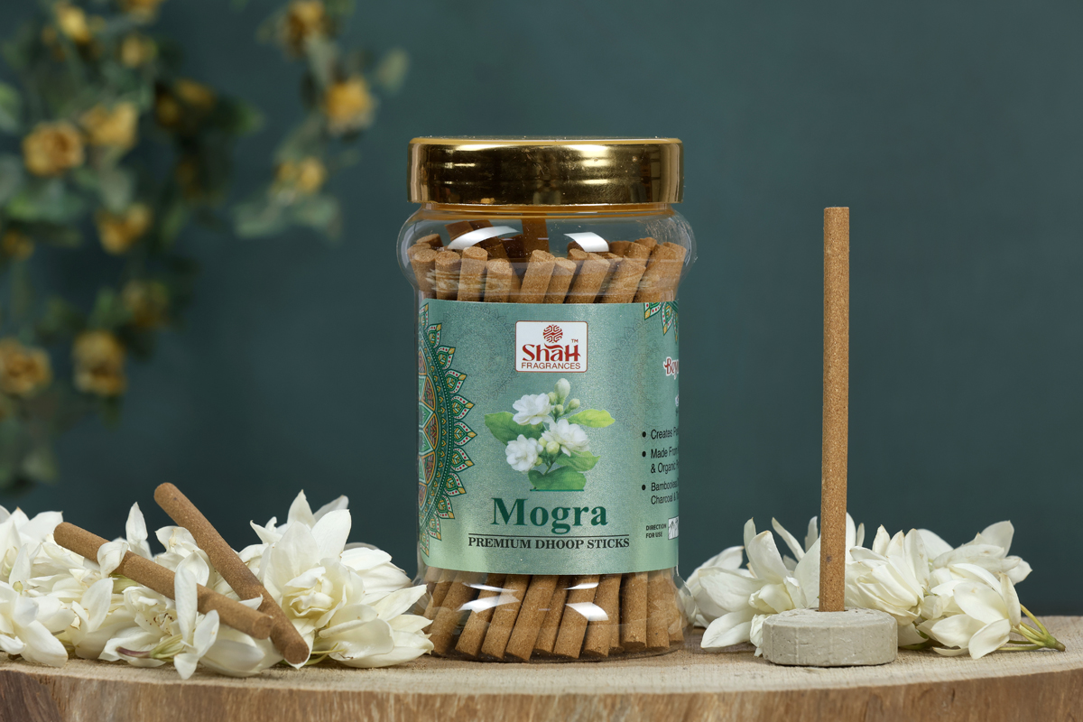 Mogra Jar Dhoop Sticks 100 Gms - Image 1