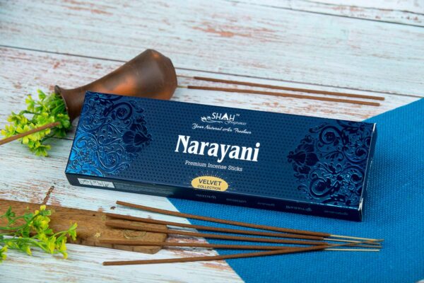Narayani 90 gram Velvet Box Agarbatti