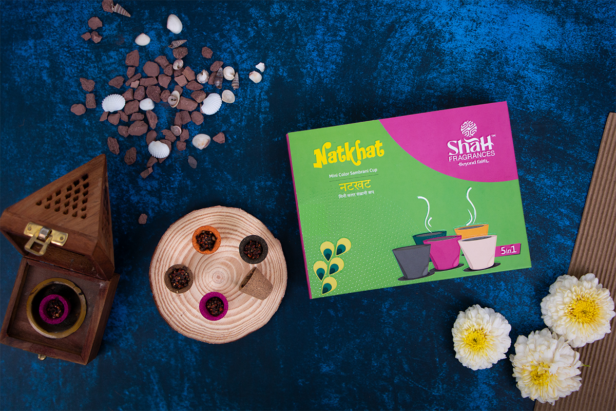 Natkhat Mini Sambrani Cups 18 Cups - Image 1