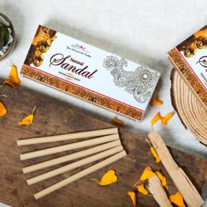 Natural Sandal 50 gram Dhoop Box