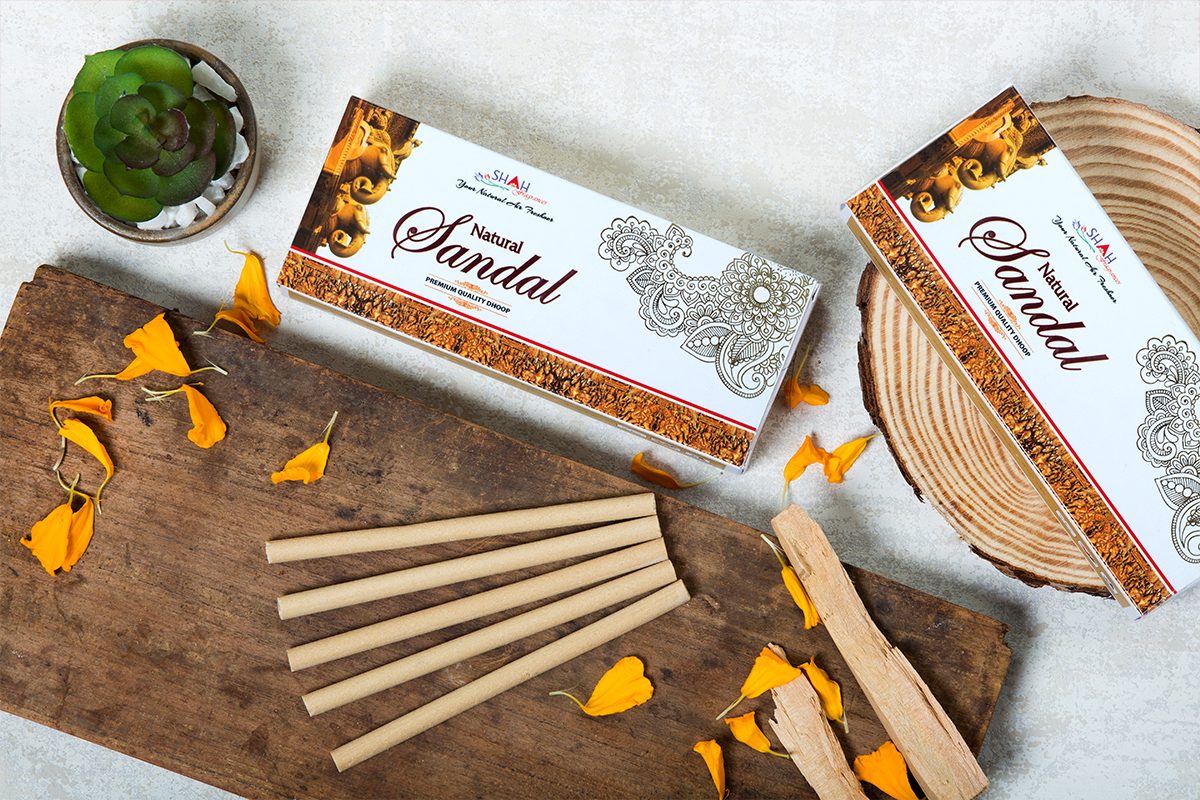 Natural Sandal 50 gram Dhoop Box - Image 1