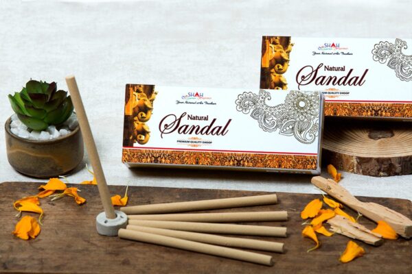 Natural Sandal 50 gram Dhoop Box