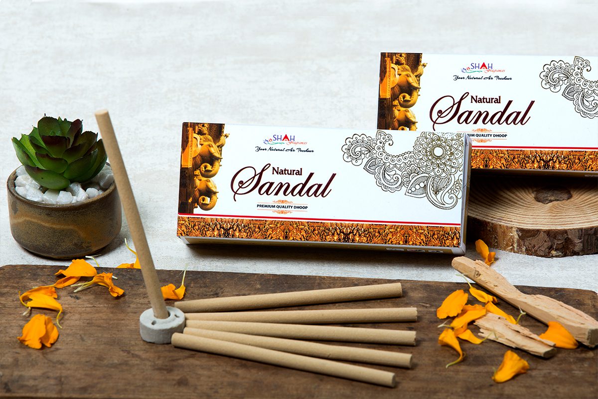 Natural Sandal 50 gram Dhoop Box - Image 2