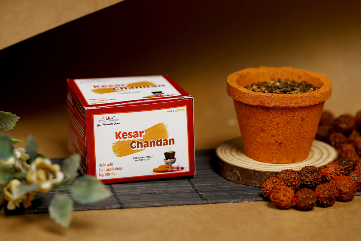 Kesar Chandan Jumbo Sambrani Cup Dhoop - Image 1