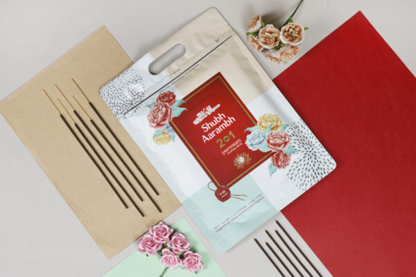 Shubh Aarambh 2in1 280 Grams Zipper Agarbatti