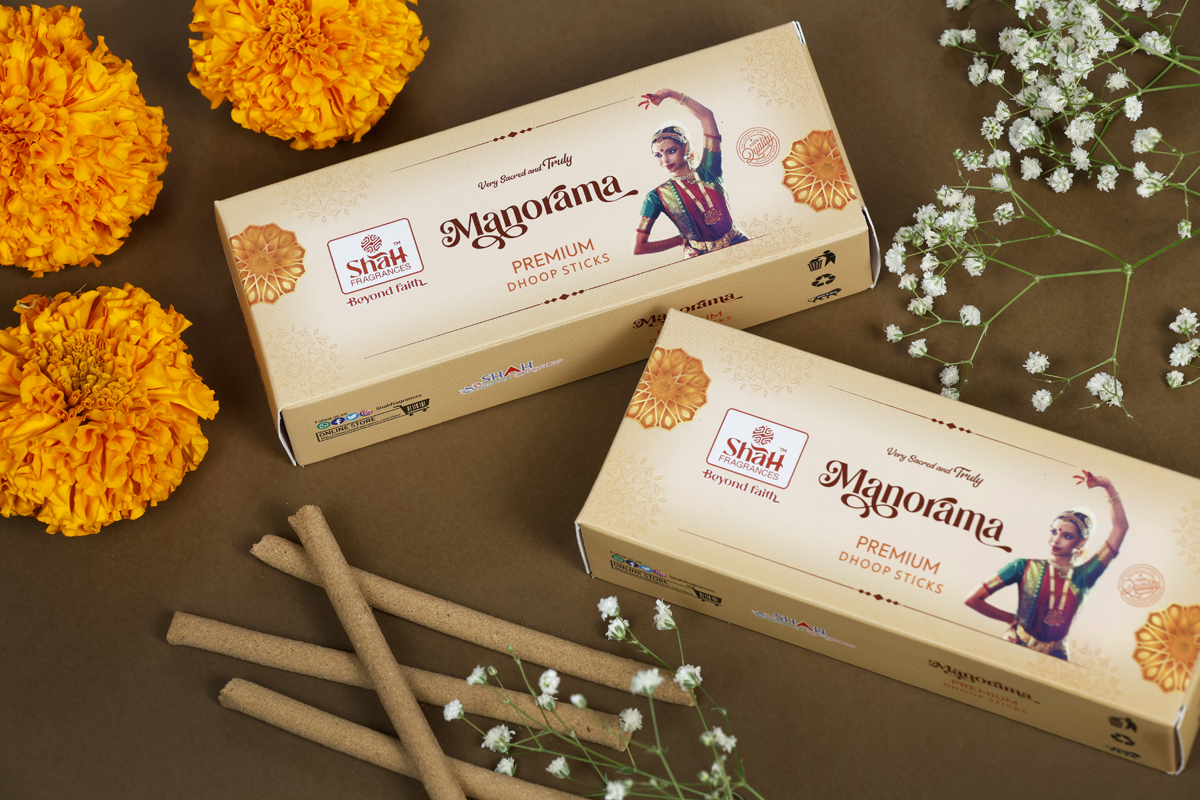 Manorama Dhoop Box 100 Gms - Image 1