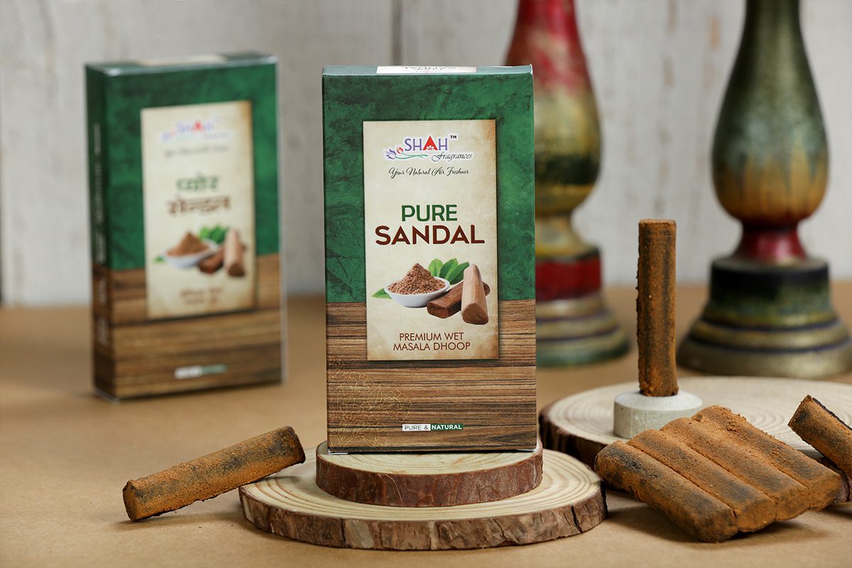 Pure Sandal Premium Gila Dhoop Box 10 Sticks - Image 1