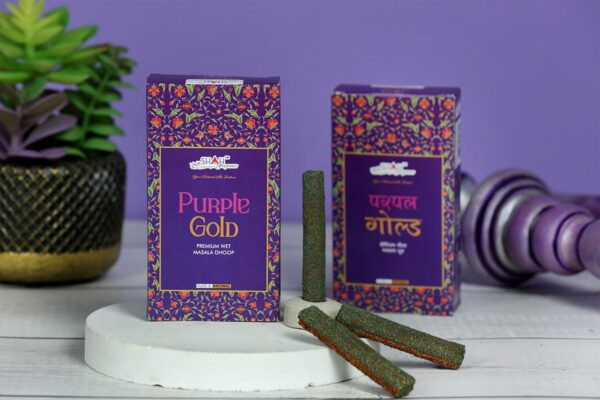Purple Gold Premium Gila Dhoop Box 10 Sticks