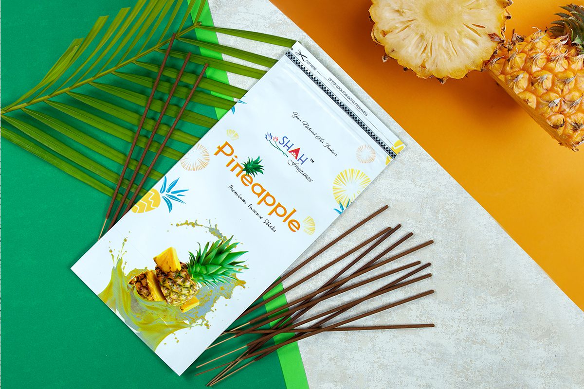 Pineapple 120 gram Zipper Agarbatti - Image 1