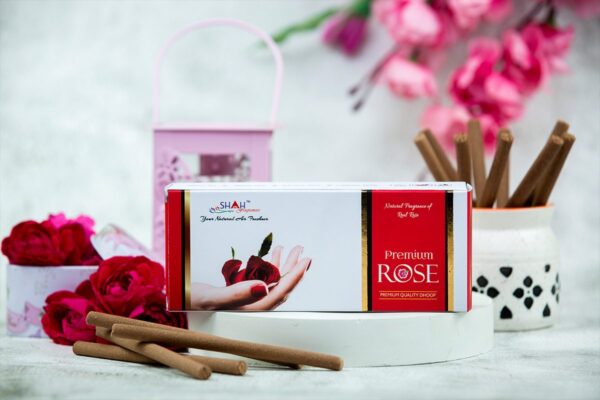 Rose 100 gram Dhoop Box