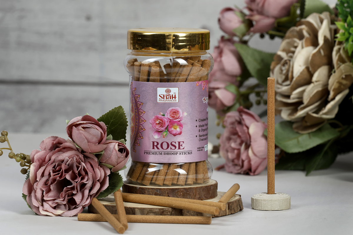 Rose Jar Dhoop Sticks 100 Gms - Image 1