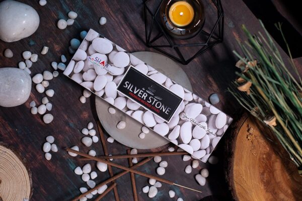 Silver Stone 100 gram Agarbatti Box