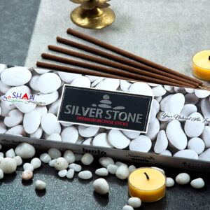 Silver Stone 100 gram Agarbatti Box - Image 2