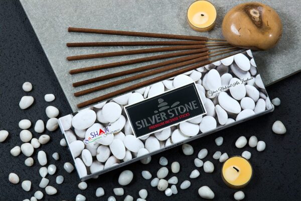 Silver Stone 100 gram Agarbatti Box
