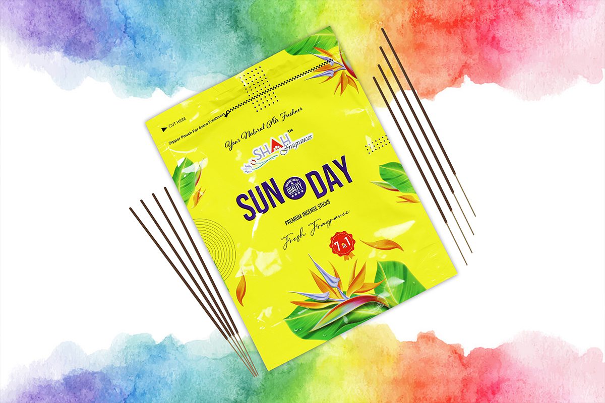 Sunday 7in1 Zipper Agarbatti 250 gms - Image 1