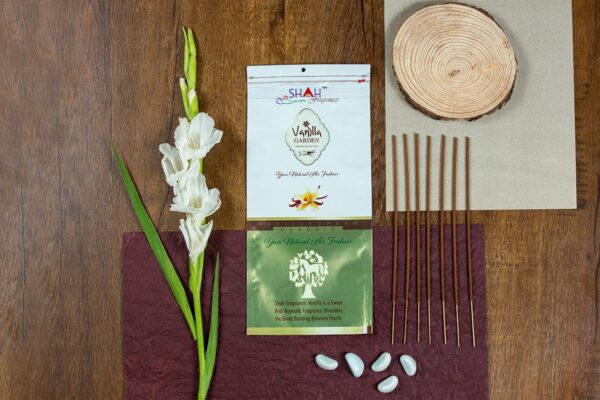 Vanilla Garden 115 gram Zipper Agarbatti