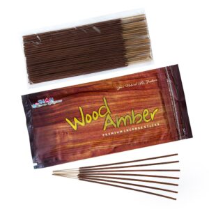 Wood Amber 120 gram Zipper Agarbatti - Image 2