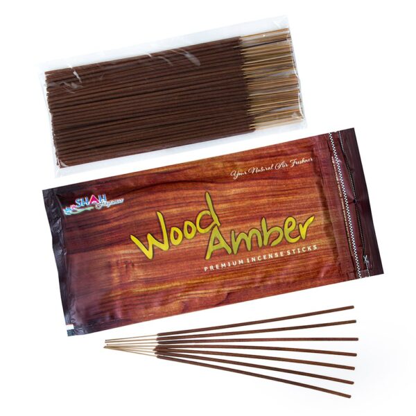 Wood Amber 120 gram Zipper Agarbatti